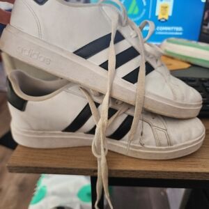 Adidas White and Black Sneakers